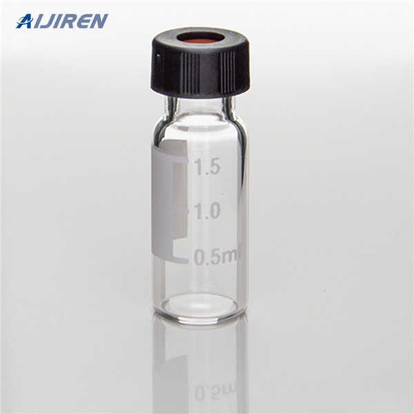 ND9 chromatography glass vials bonded septa